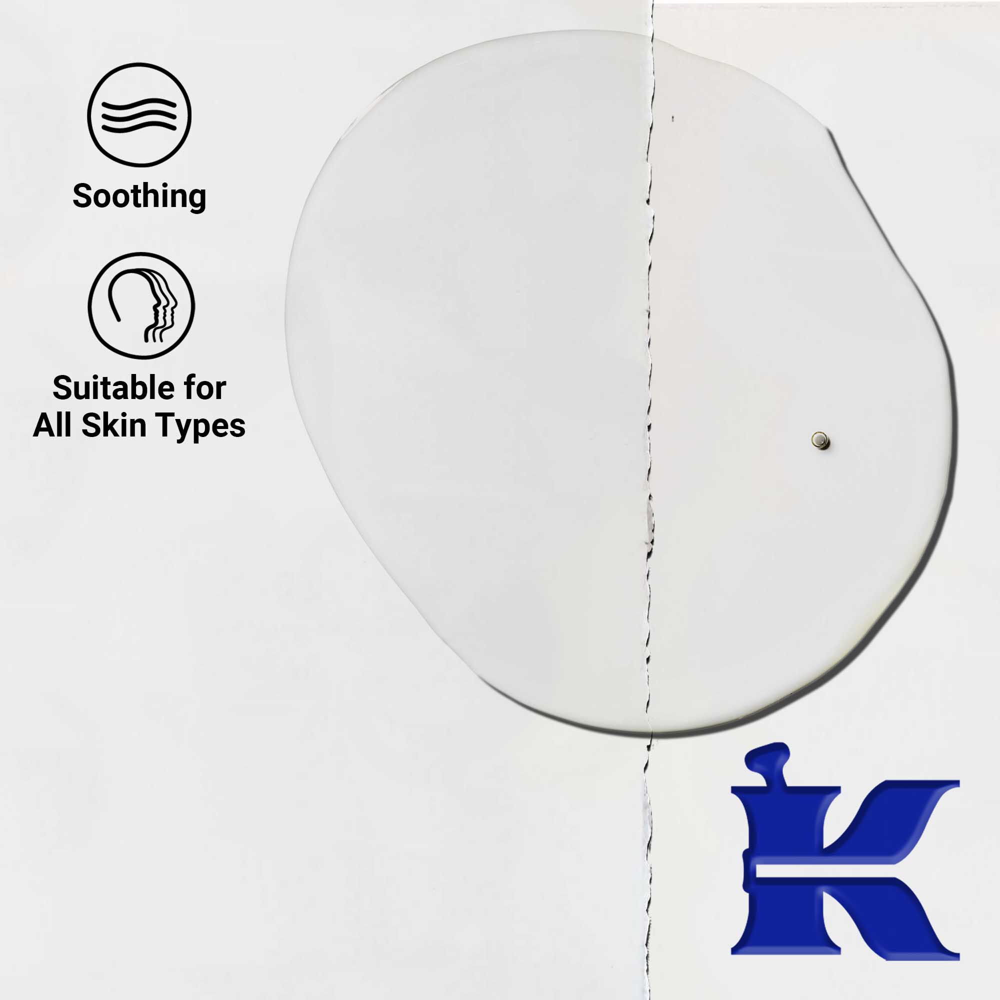 Zbliżenie na konsystencję olejku do twarzy Midnight Recovery Concentrate. Tekst podkreśla jego właściwości wygładzające i kojące oraz przydatność dla wszystkich rodzajow skory.