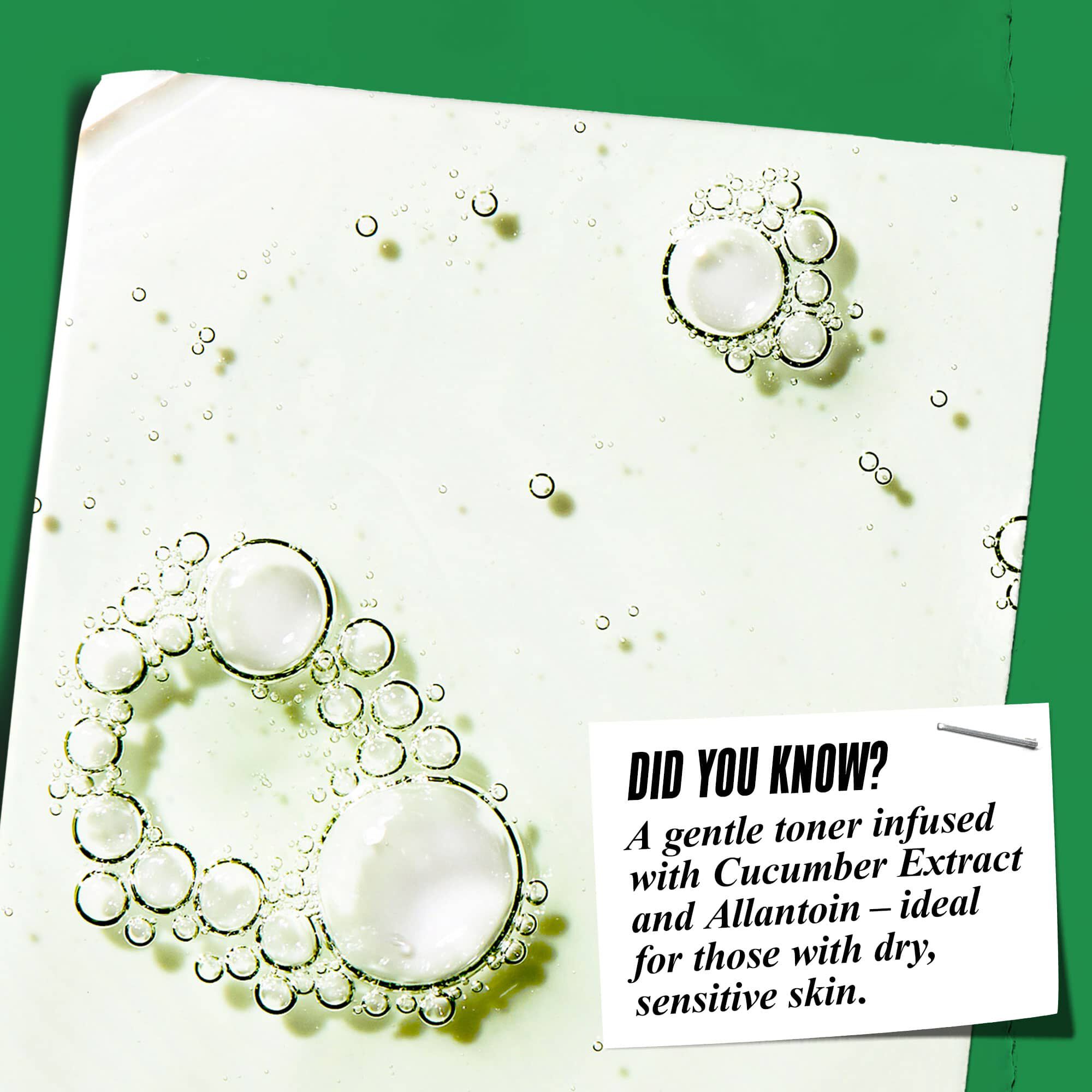 Cucumber Herbal Alcohol-Free Toner - Bezalkoholowy tonik do cery suchej i wrażliwej