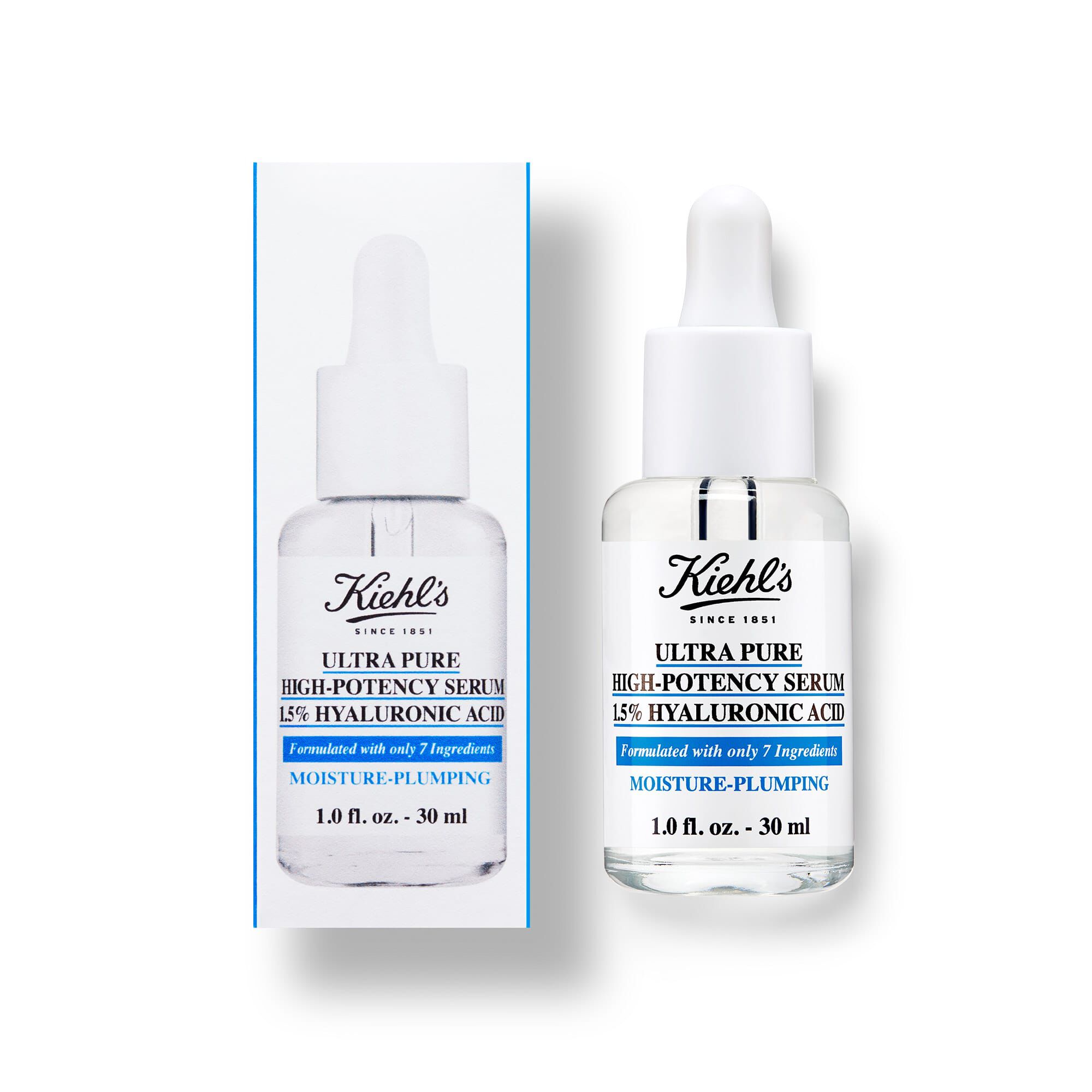 Ultra Pure 1.5% Hyaluronic Acid Serum bottle and box