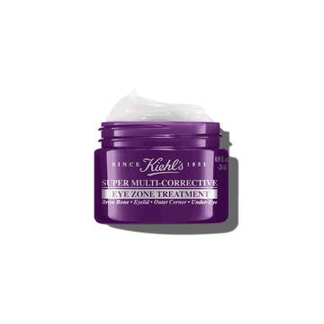 Zdjęcie otwartego słoiczka kremu pod oczy Kiehl's Super Multi-Corrective Eye Zone Treatment