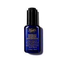 Butelka 30 ml olejku do twarzy Kiehl's Midnight Recovery Concentrate na białym tle.