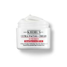 Słoiczek 125 ml kremu Kiehl's Ultra Facial Cream SPF 30 o bitej konsystencji na białym tle.