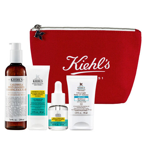 Zestaw kosmetyków do pielęgnacji skóry skłonnej do trądziku | Kiehl's