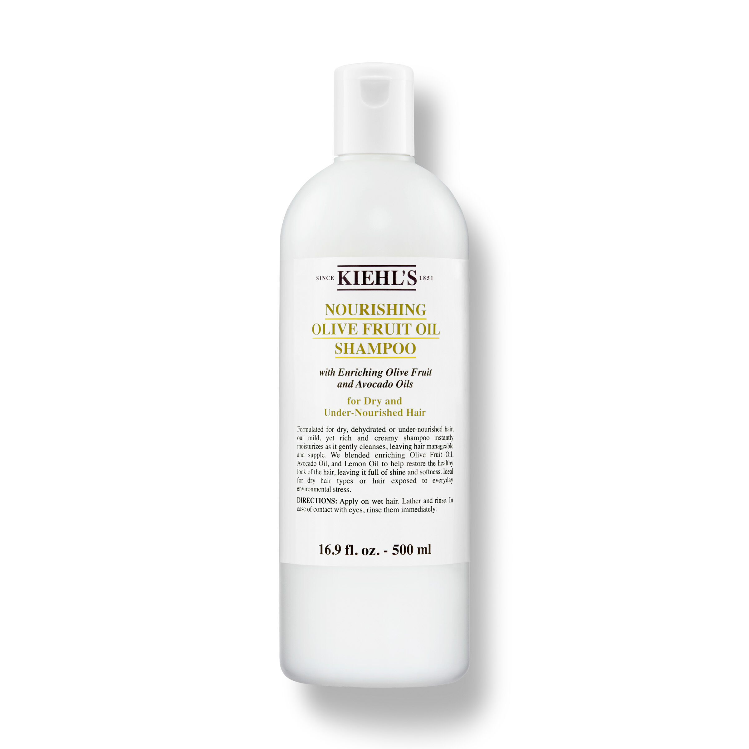 Kiehl's Oliwa z oliwek NIE DOTYCZY Szampon do włosów 500 ml można nabyć na stronie Kiehls.pl