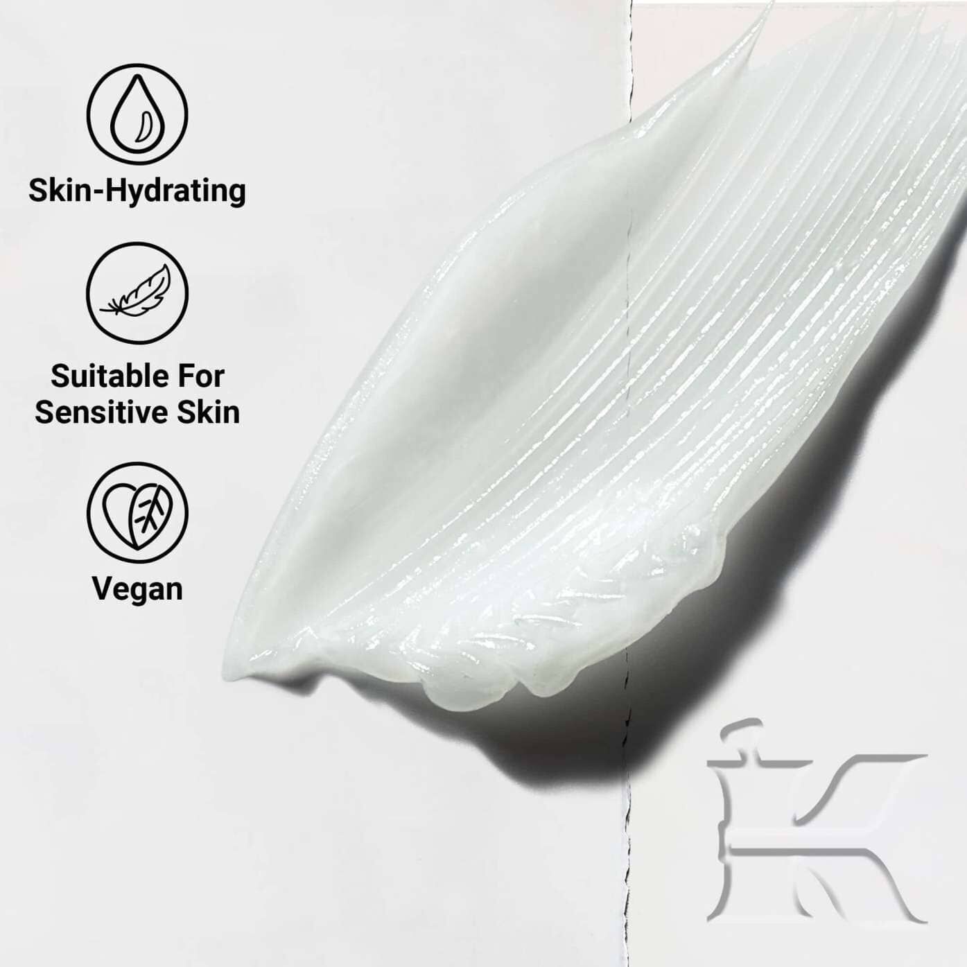 Zbliżenie na konsystencję balsamu Lip Balm #1, ukazujące kremową, nawilżającą formułę przeznaczoną do nawilżania ust.