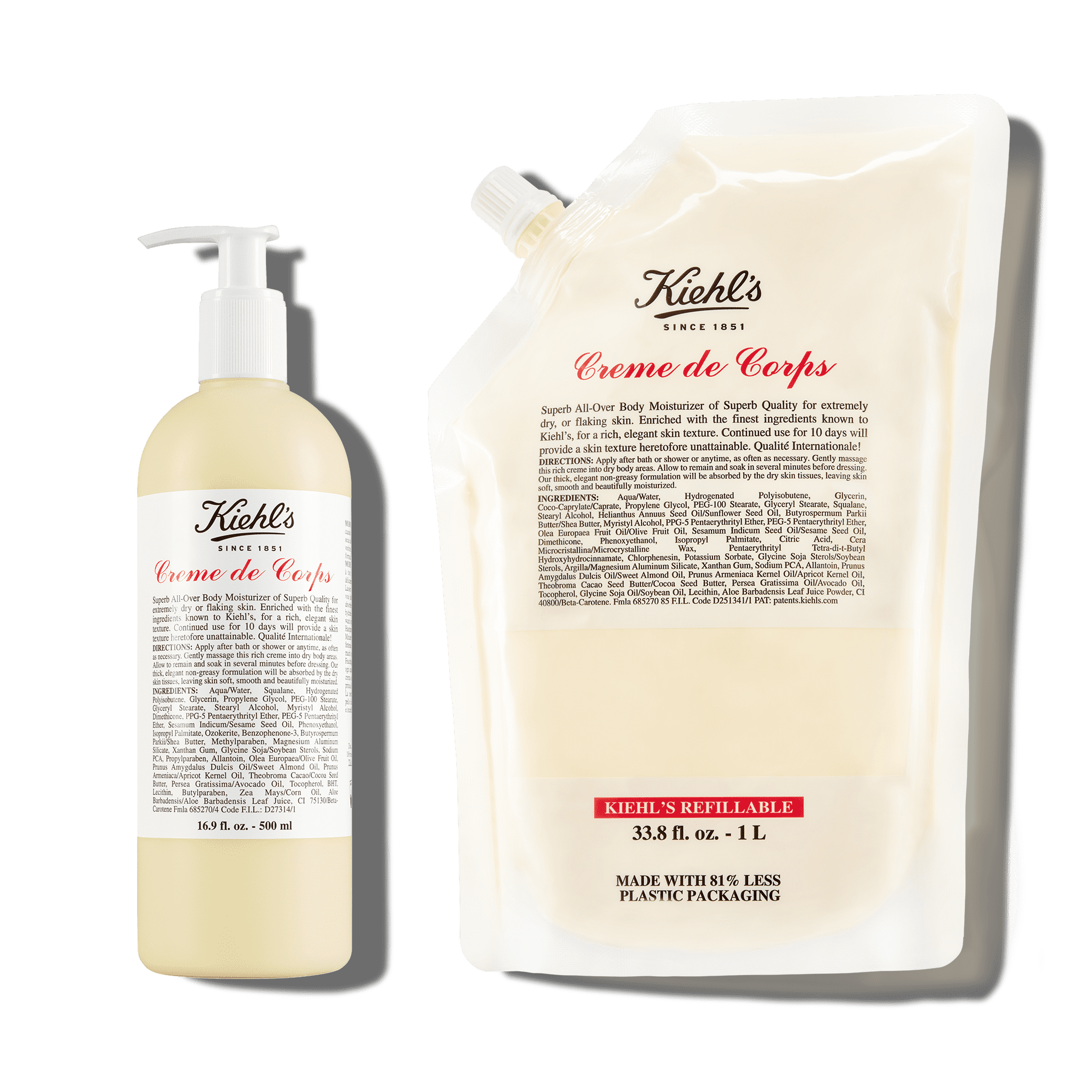 Kiehl's Creme de Corps Nourishing Body Duo | Intensywne