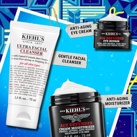 Age Defenders for Him Gift Set - Zestaw Formuł Przeciwstarzeniowych Dla Mężczyzn w Limitowanej Edycji Świątecznej