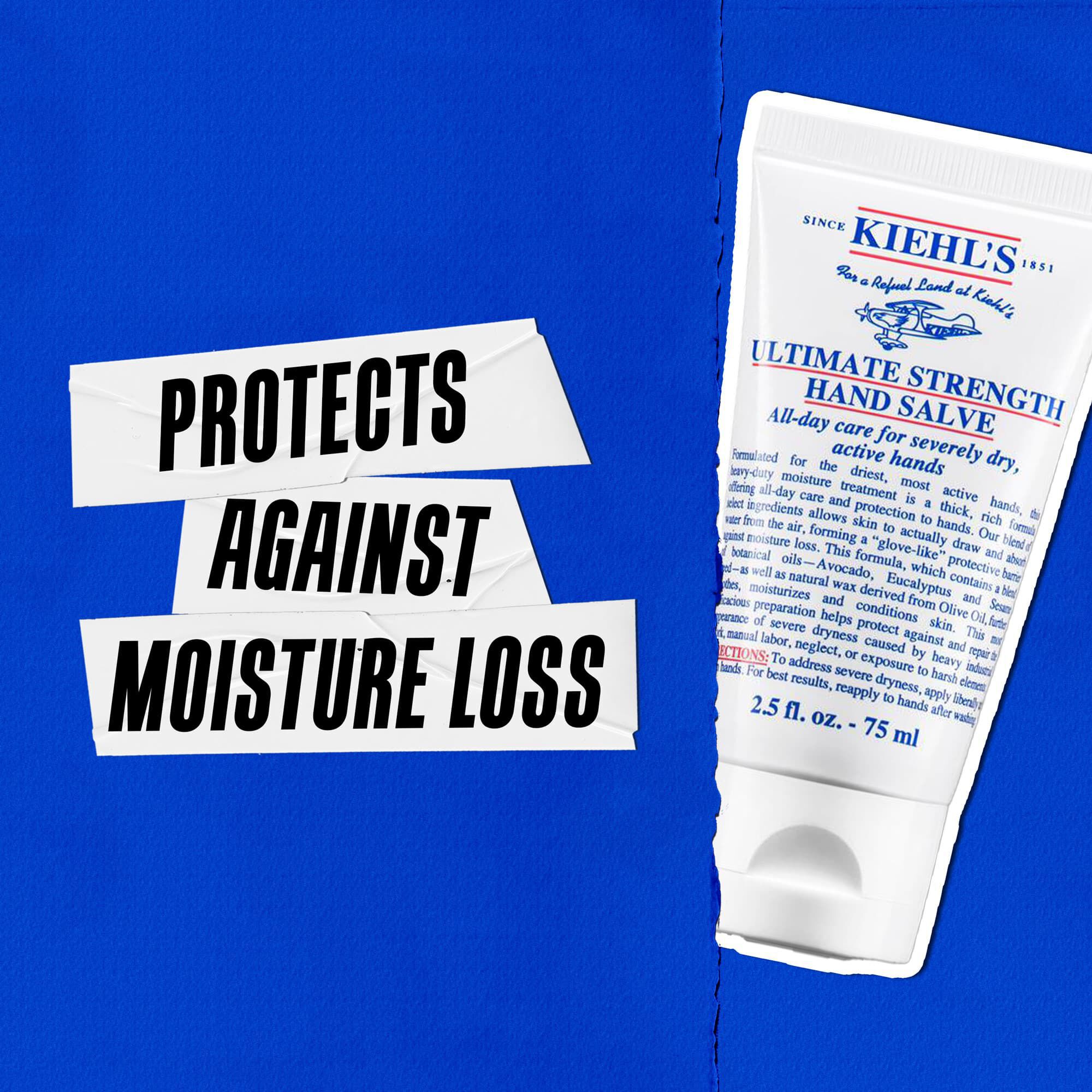 Kiehl's Ultimate Strength Hand Salve chroni przed utratą nawilżenia
