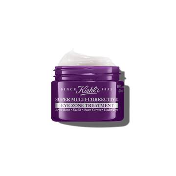 Zdjęcie otwartego słoiczka kremu pod oczy Kiehl's Super Multi-Corrective Eye Zone Treatment