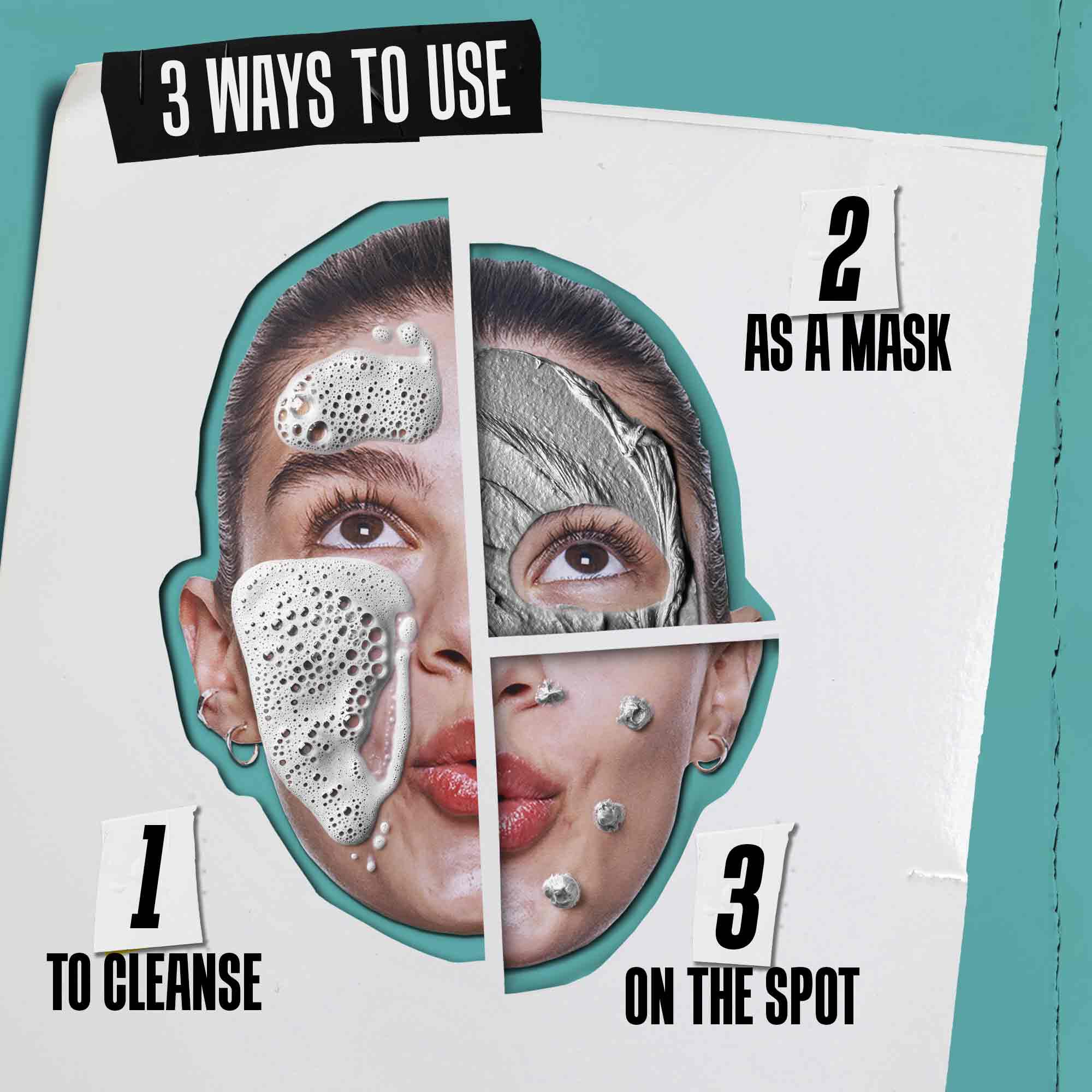 Gently Effective Blemish-Treating Cleansing Paste - Niewysuszająca pasta oczyszczająca z węglem