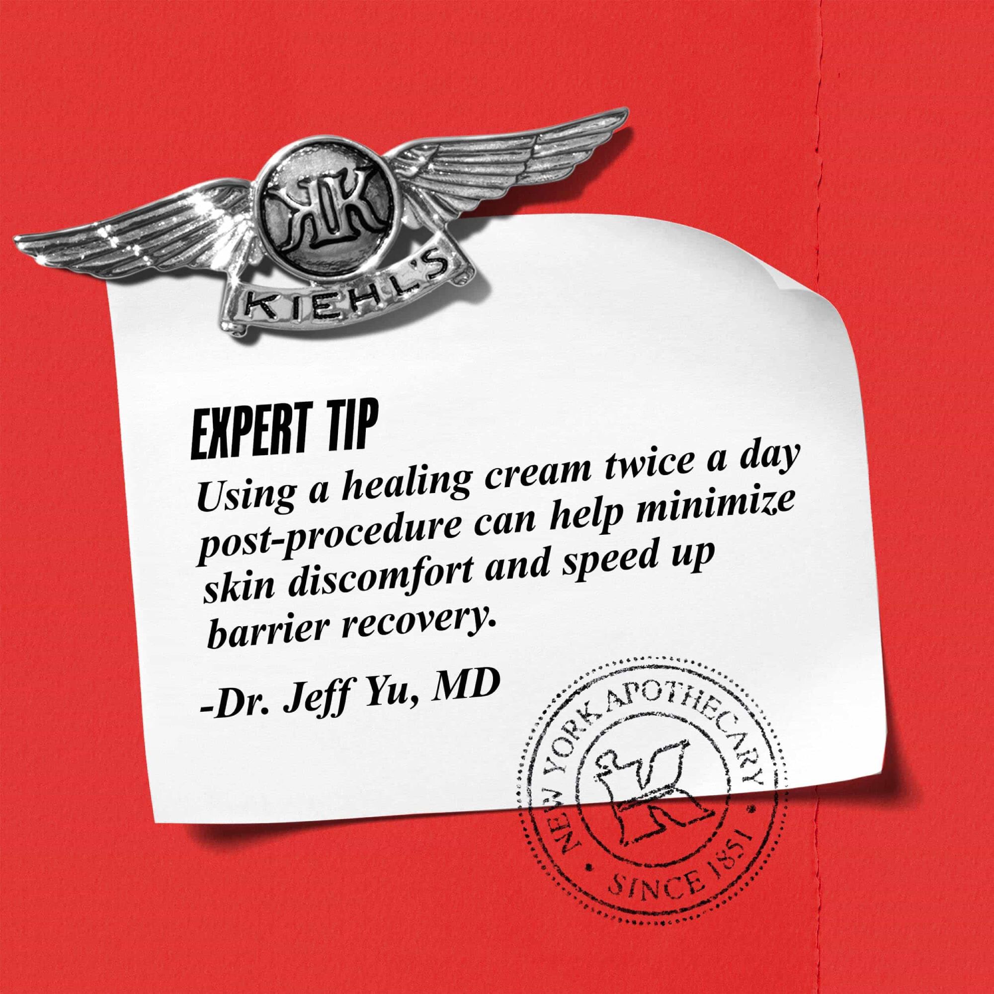 Wskazowka eksperta: Stosowanie kremu leczniczego dwa razy dziennie po zabiegu pomaga zminimalizować dyskomfort skory i przyspieszyć regenerację bariery.