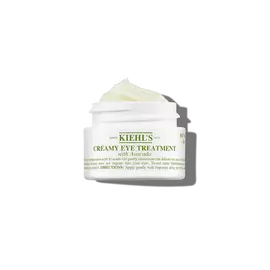 Zdjęcie otwartego słoiczka Kiehl's Creamy Eye Treatment with Avocado