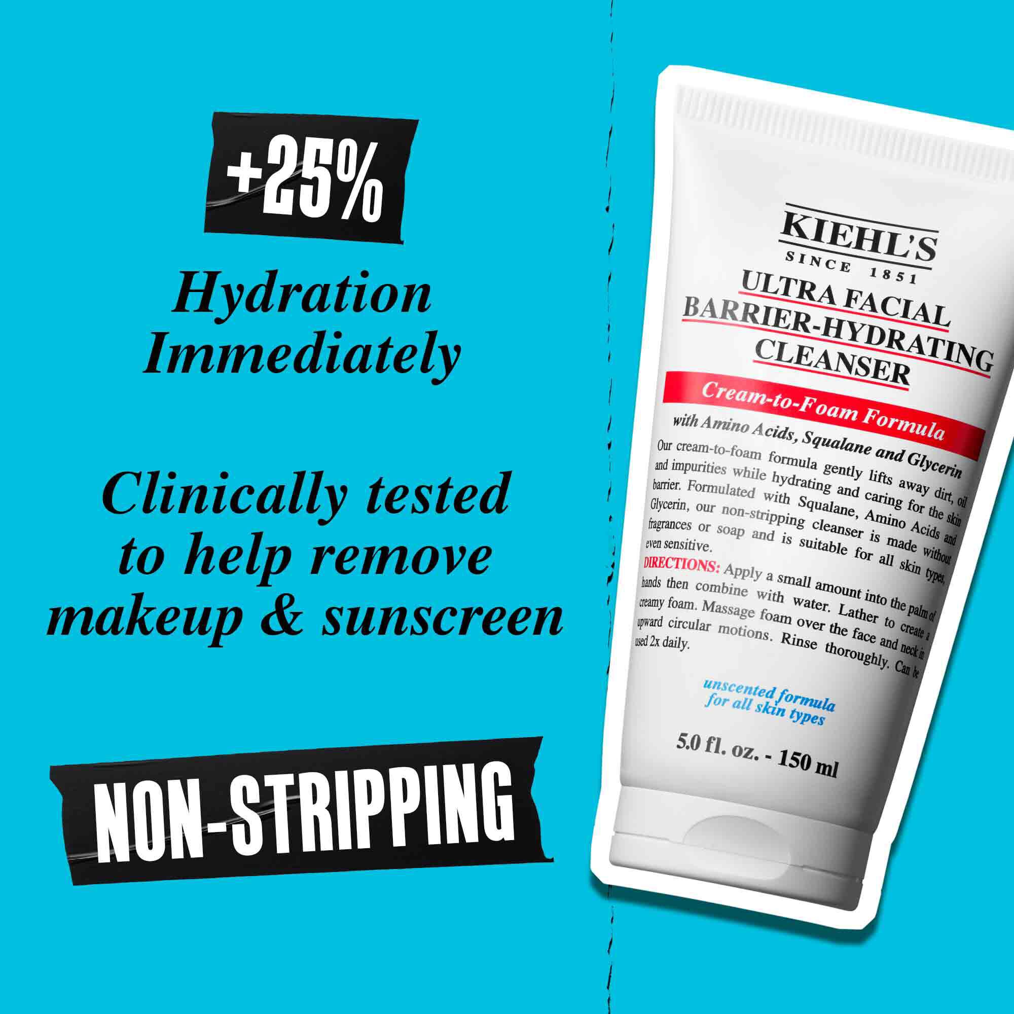 Ultra Facial Barrier-Hydrating Cleanser - Nawilżająca pianka oczyszczająca do twarzy