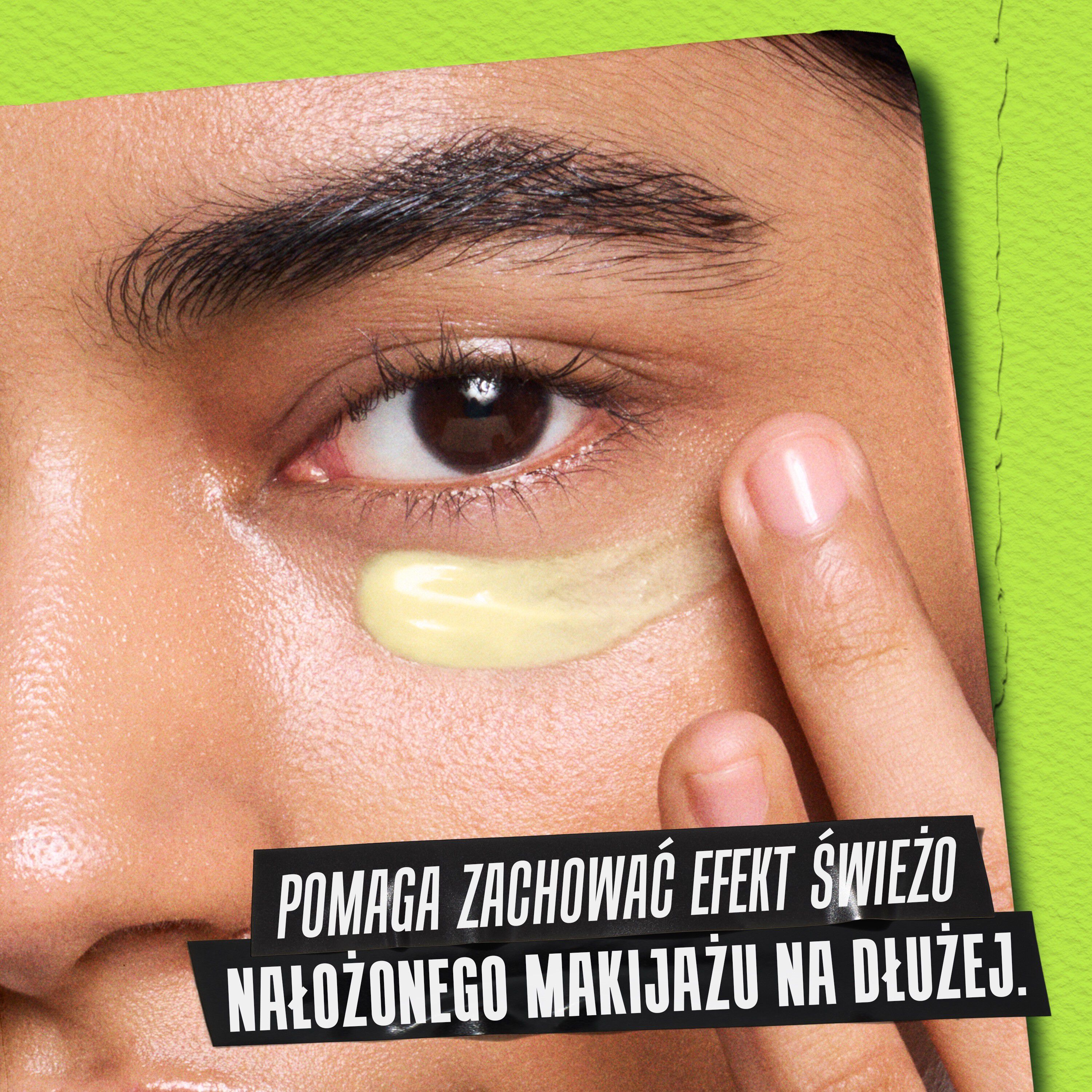 Czy wiesz, że? Rozgrzej krem pod oczy w palcach, aby zmienił się w odświeżającą dawkę nawilżenia.
