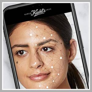 Zeskanuj swoją skorę z aplikacją Kiehl's Instant Skin Reader