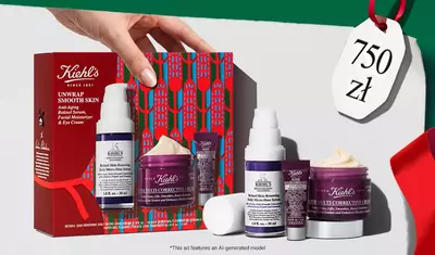 Hydrating Holiday Hits" skincare gift set on a green background, featuring Ultra Facial Cream and Creamy Eye Treatment with Avocado in festive packaging.