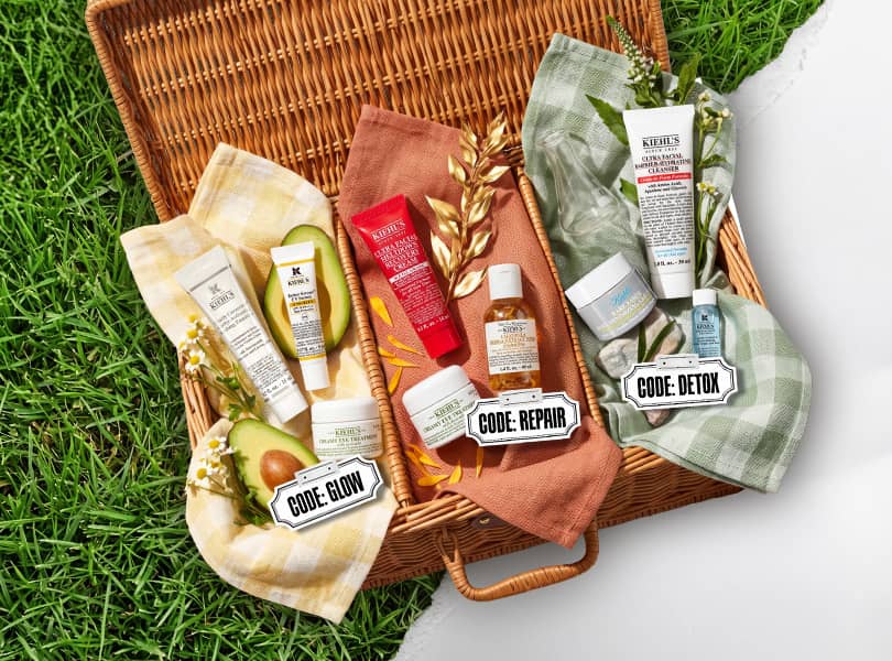 Kiehl's Summer Glow skincare products