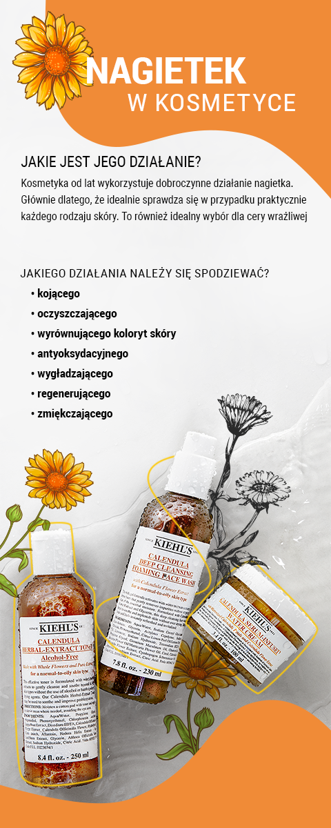 Nagietek lekarski w kosmetyce - działanie
